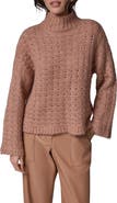 Donna Karan New York Basket Weave Turtleneck Sweater