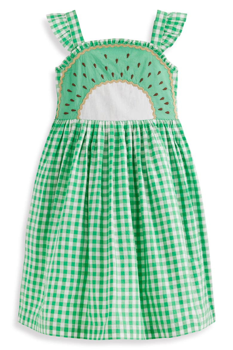 green gingham toddler dress Dream Big Bow Dress