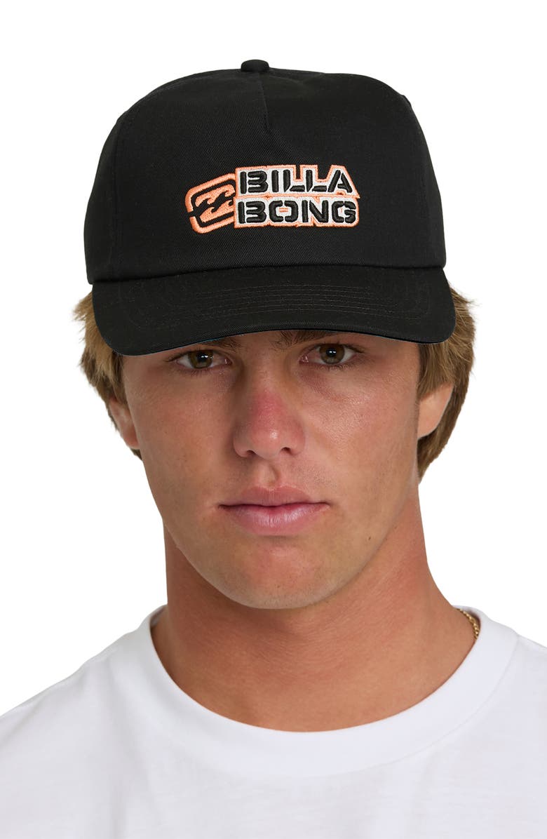 Billabong Straddie Baseball Cap, Alternate, color, Black