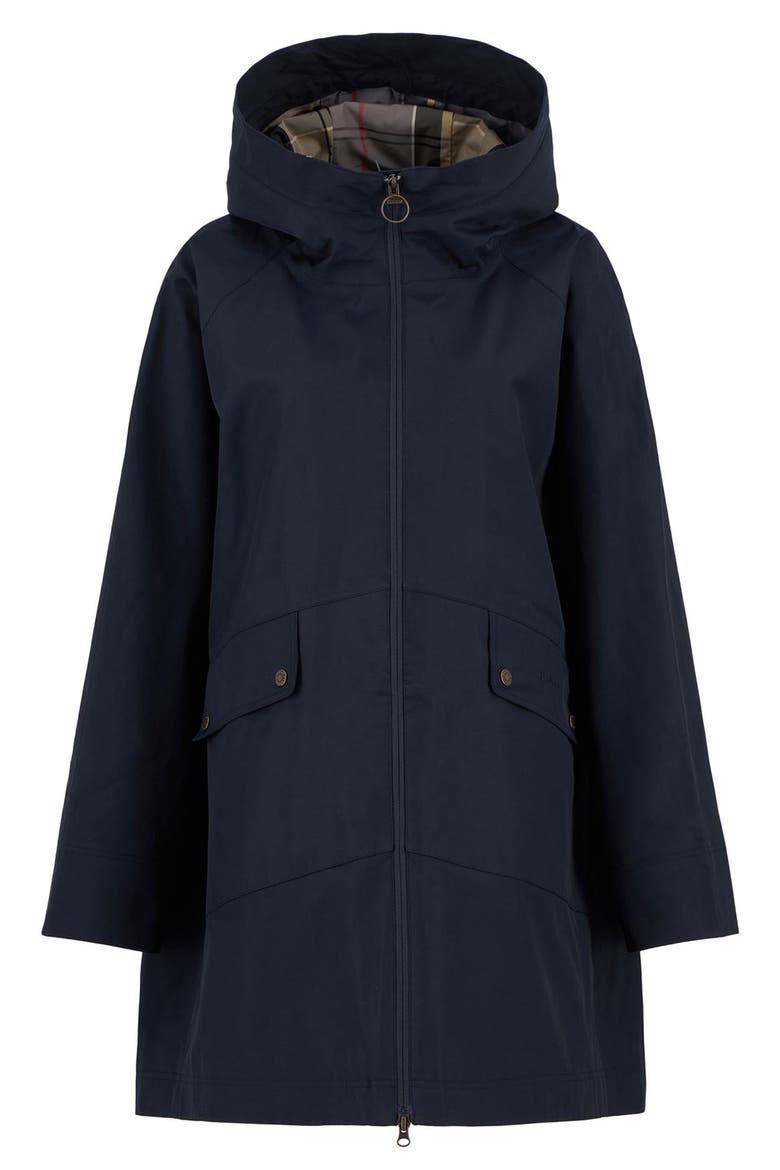 Heron Waterproof Cotton Blend Jacket, Alternate, color, NAVY