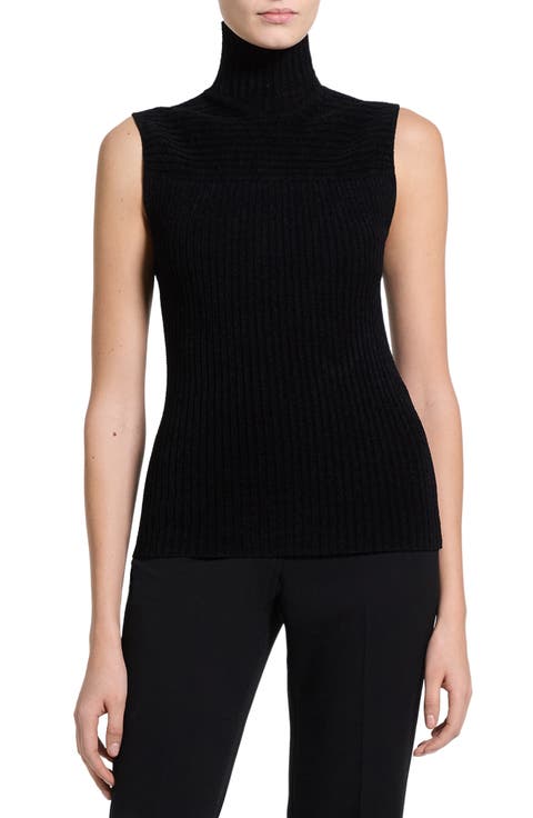 Rib Turtleneck Shell