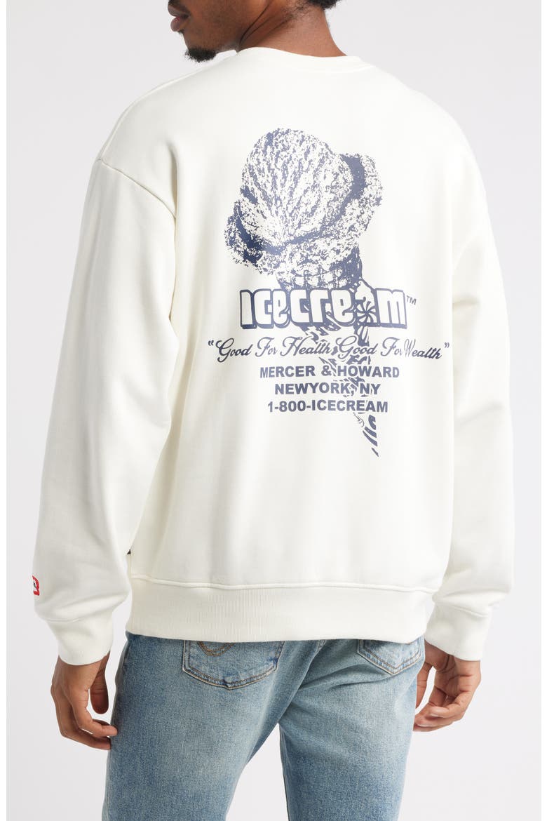 The Biz Graphic Sweatshirt, Alternate, color, WHISPER WHITE
