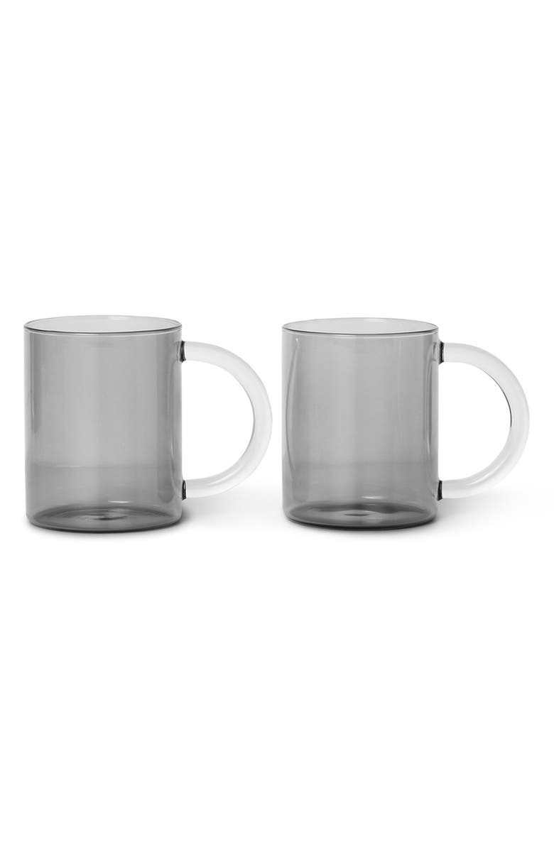 ferm LIVING Set of 2 Still Mugs, Main, color,