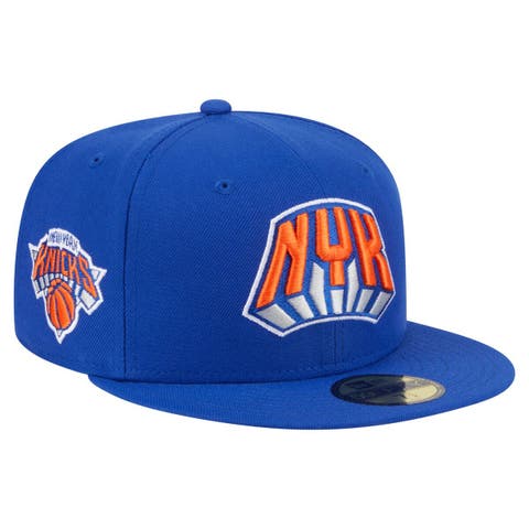 Men's New Era  Blue New York Knicks Deceptor 59FIFTY Fitted Hat
