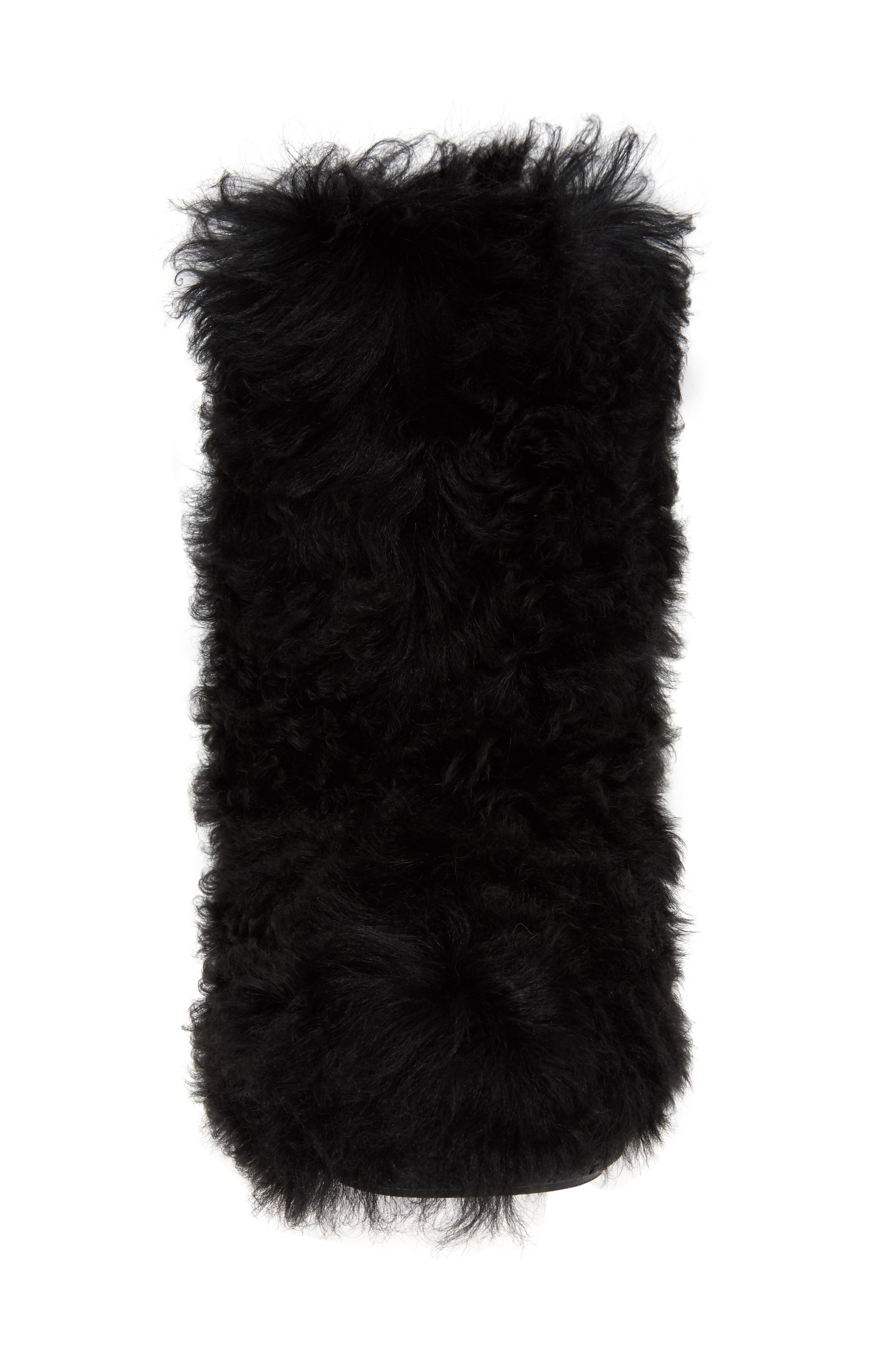 Saint Laurent Genuine Shearling Boot, Alternate, color, 