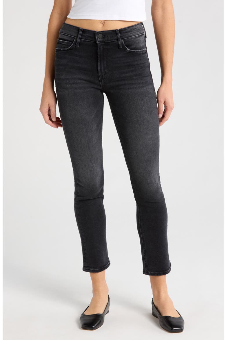 The Dazzler Ankle Straight Leg Jeans, Main, color, NOT TODAY SATAN