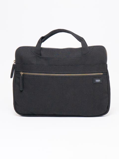 Organic Cotton Laptop Sleeve With Handles