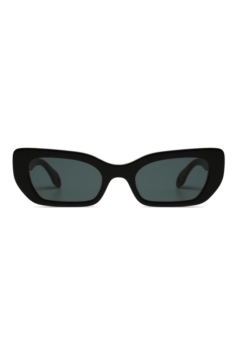 Cookie 54mm Cat Eye Sunglasses, Main, color, GLOSS BLACK