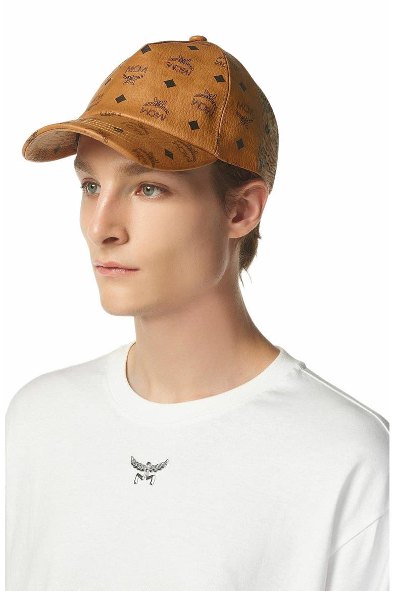 Classic Cap in Visetos, Alternate, color, Cognac