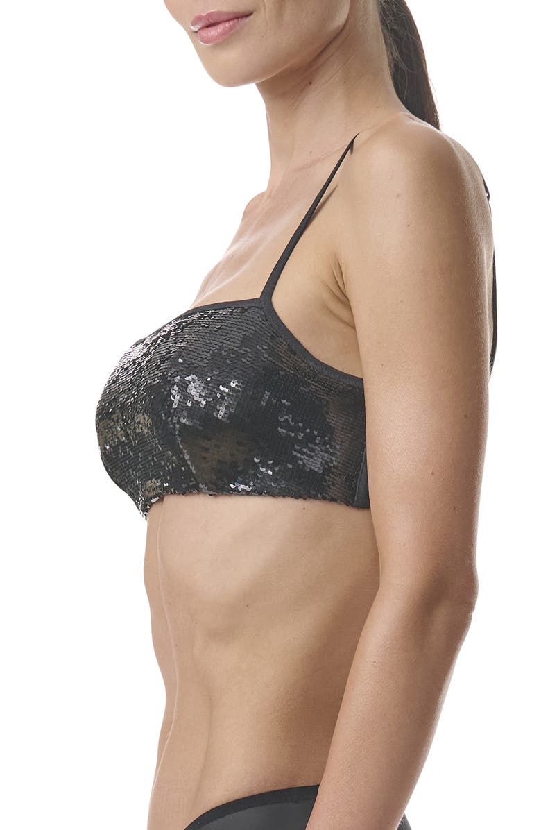 Wolford Sequin Underwire Bra, Alternate, color, 