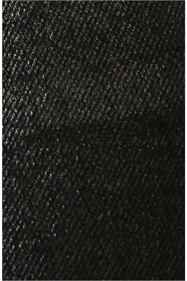 High Waist Coated Jeans, Alternate, color, COATED BLACK