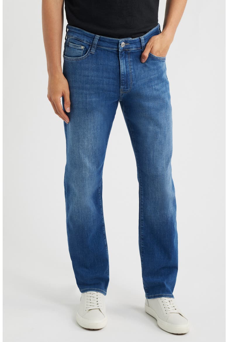 Zach Straight Leg Jeans, Main, color, MID BRUSHED FEATHER