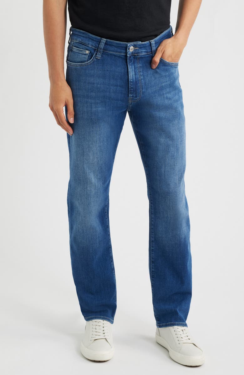Mavi Jeans Zach Straight Leg Jeans, Main, color, Mid Brushed Feather