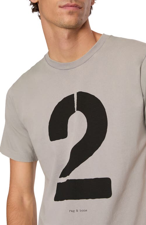 RAG & BONE RAG & BONE NUMBER TWO GRAPHIC T-SHIRT