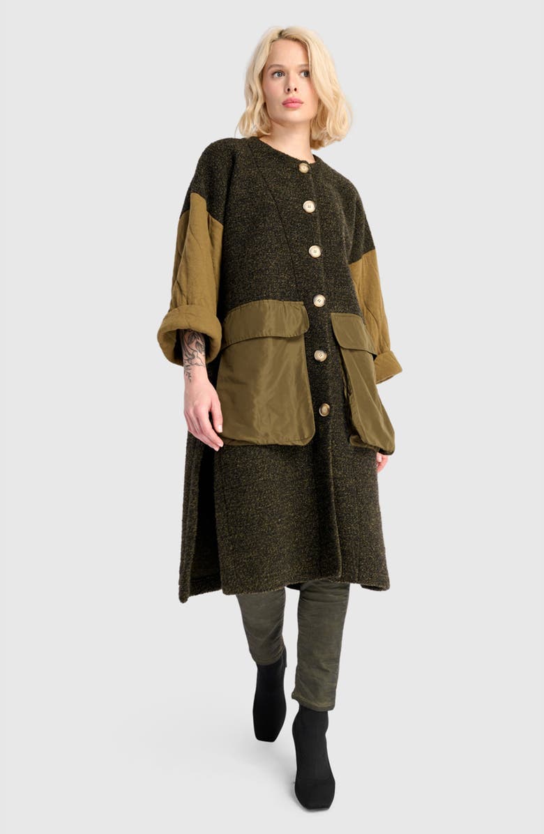 Alembika Citadel Coat, Alternate, color, Khaki
