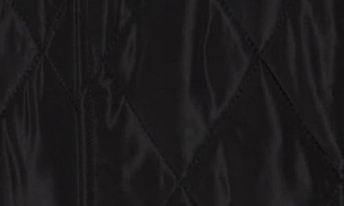 Lucky Brand Missy Diamond Quilt Puffer Jacket In Black