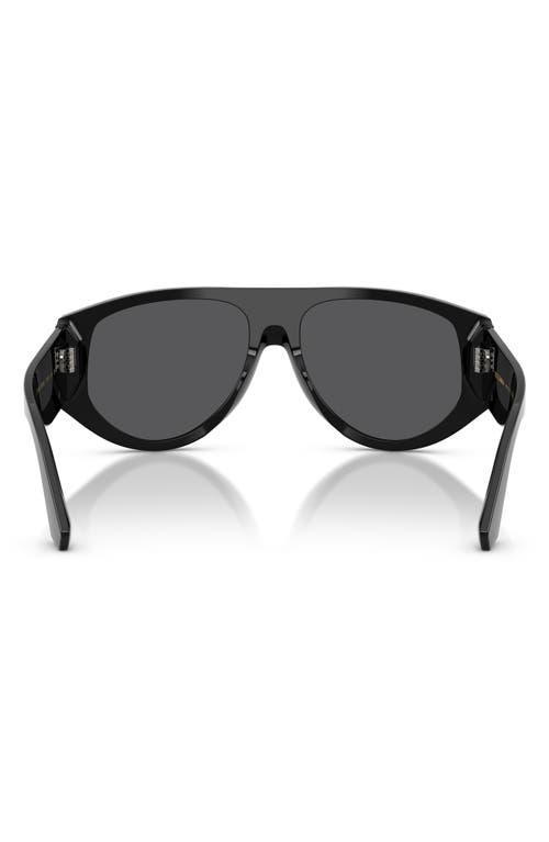 Dolce & Gabbana Dolce&gabbana 56mm Pilot Sunglasses In Black