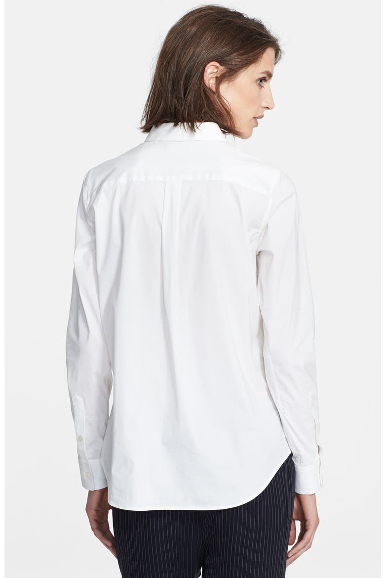 'Perfect' Cotton Shirt, Alternate, color, WHITE