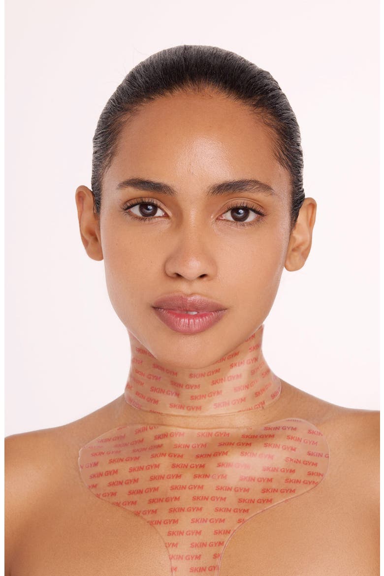 Reusable Neck Wrinkle Patch, Alternate, color, PINK