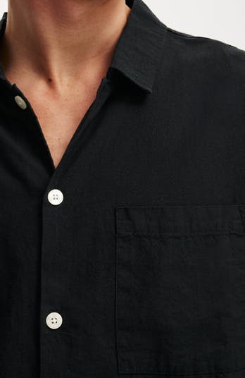Men's Eli Linen Blend Short Sleeve Shirt