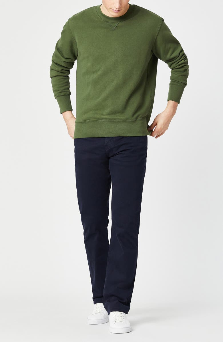 Mavi Jeans Matt Relaxed Straight Leg Twill Pants, Alternate, color, Navy Twill