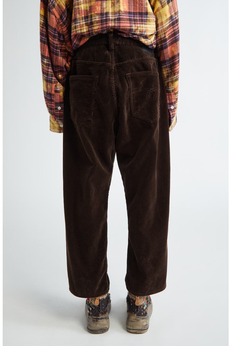Corduroy Ex-Boyfriend Pants, Alternate, color, DARK CHOCOLATE CORDUROY