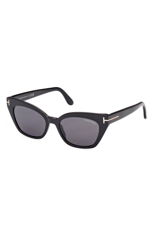 Tom Ford Juliette Acetate Cat-eye Sunglasses In Black