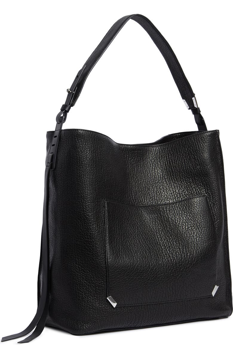 AllSaints Vincent N/S Leather Tote, Alternate, color,