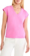 NZT by NIC+ZOE Cap Sleeve V-Neck Cotton Top
