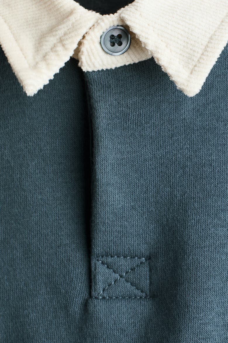 Rugby Sweatshirt, Alternate, color, Dark turquoise