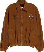 SONG FOR THE MUTE School Portrait Coach Cotton Corduroy Bomber Jacket