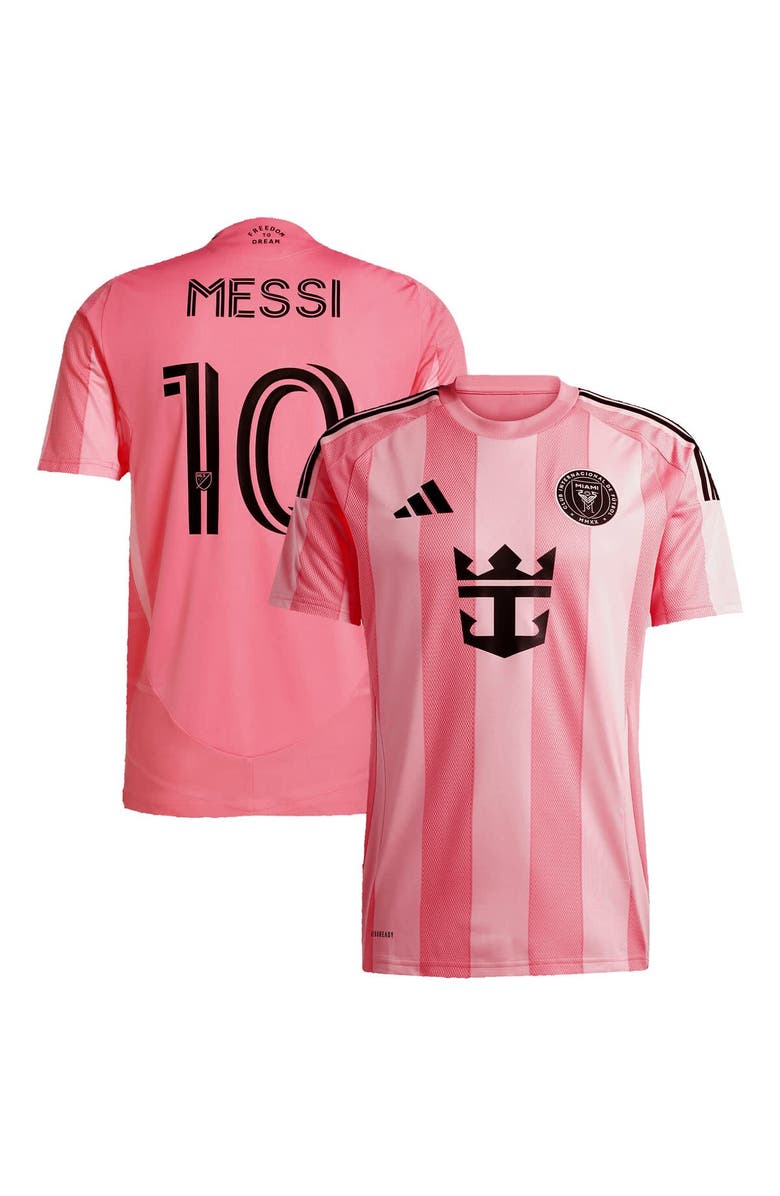 adidas Men's adidas Lionel Messi Light Pink Inter Miami CF 2025 Euforia Replica Player Jersey, Main, color, Light Pink