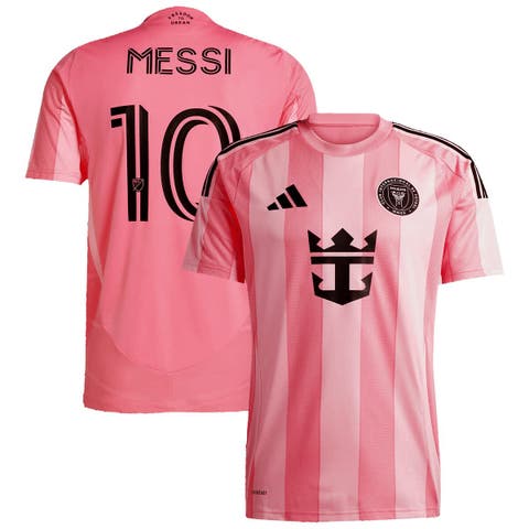 Men's adidas Lionel Messi Light Pink Inter Miami CF 2025 Euforia Replica Player Jersey