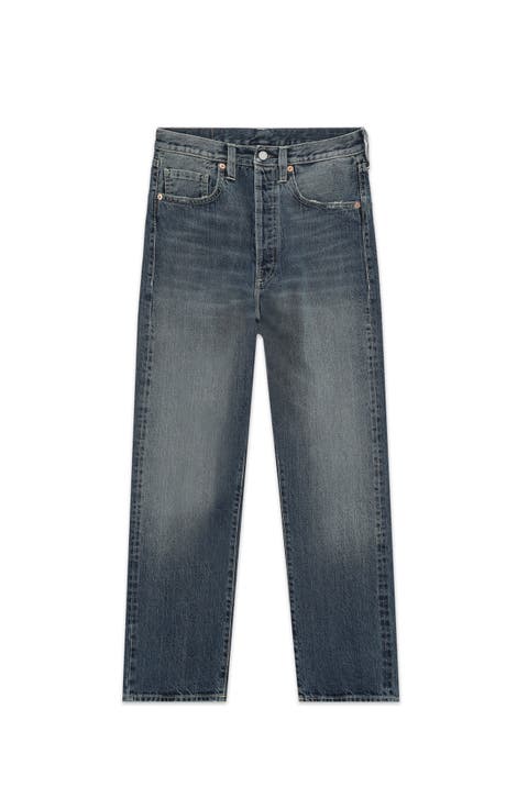 Unclejohn Japan Selvedge 5-Pocket High-Waist Pants Twisted Denim Pants