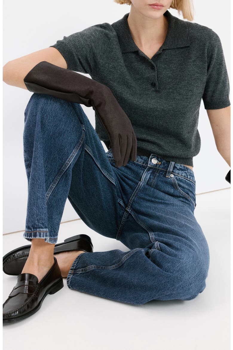 River Straight Leg Jeans, Alternate, color, DARK BLUE