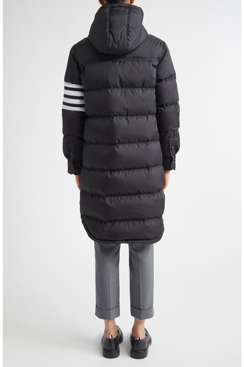 4-Bar Down Coat, Alternate, color, BLACK