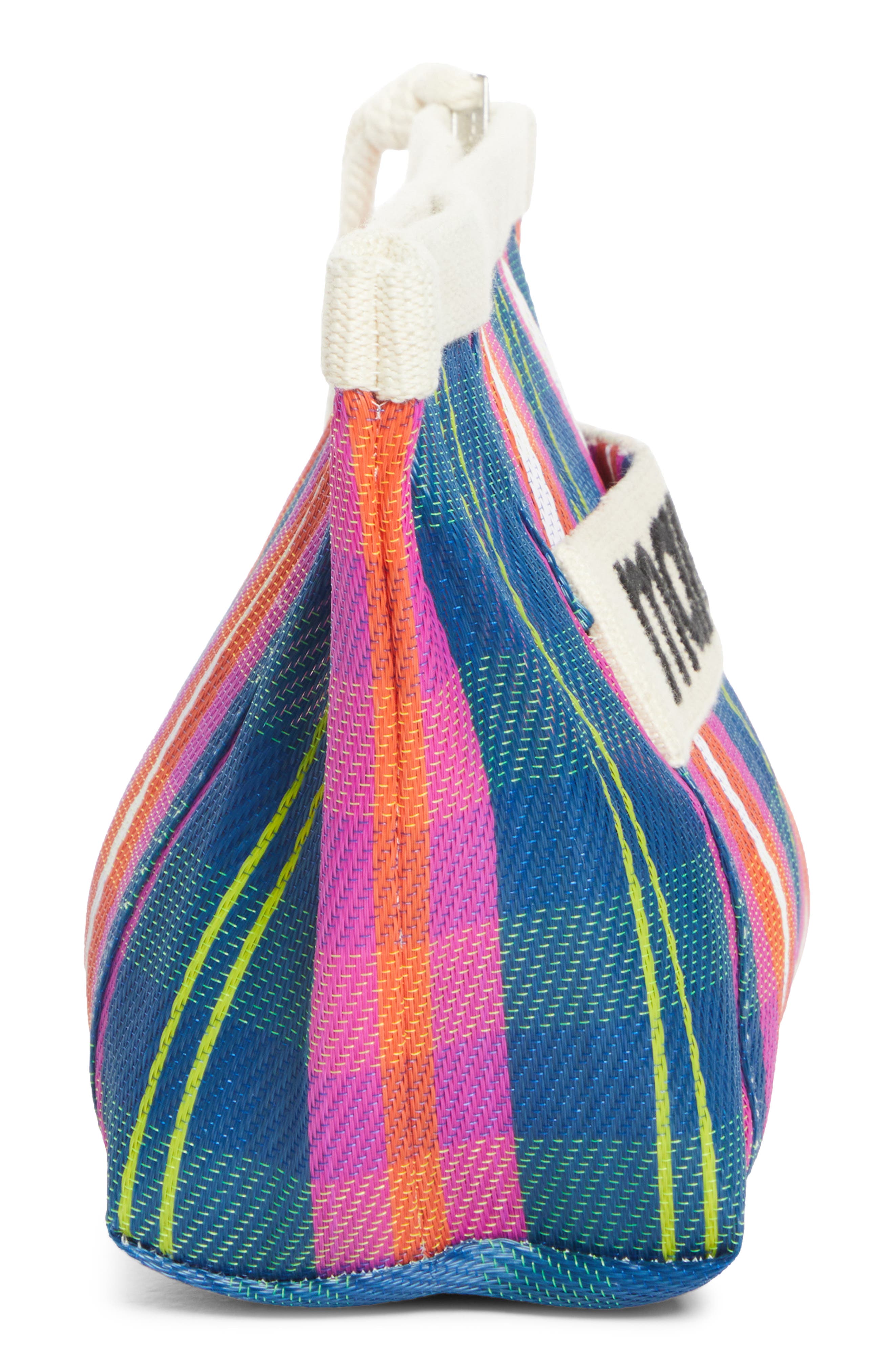 Isabel Marant Powden Stripe Nylon Pouch, Alternate, color, 