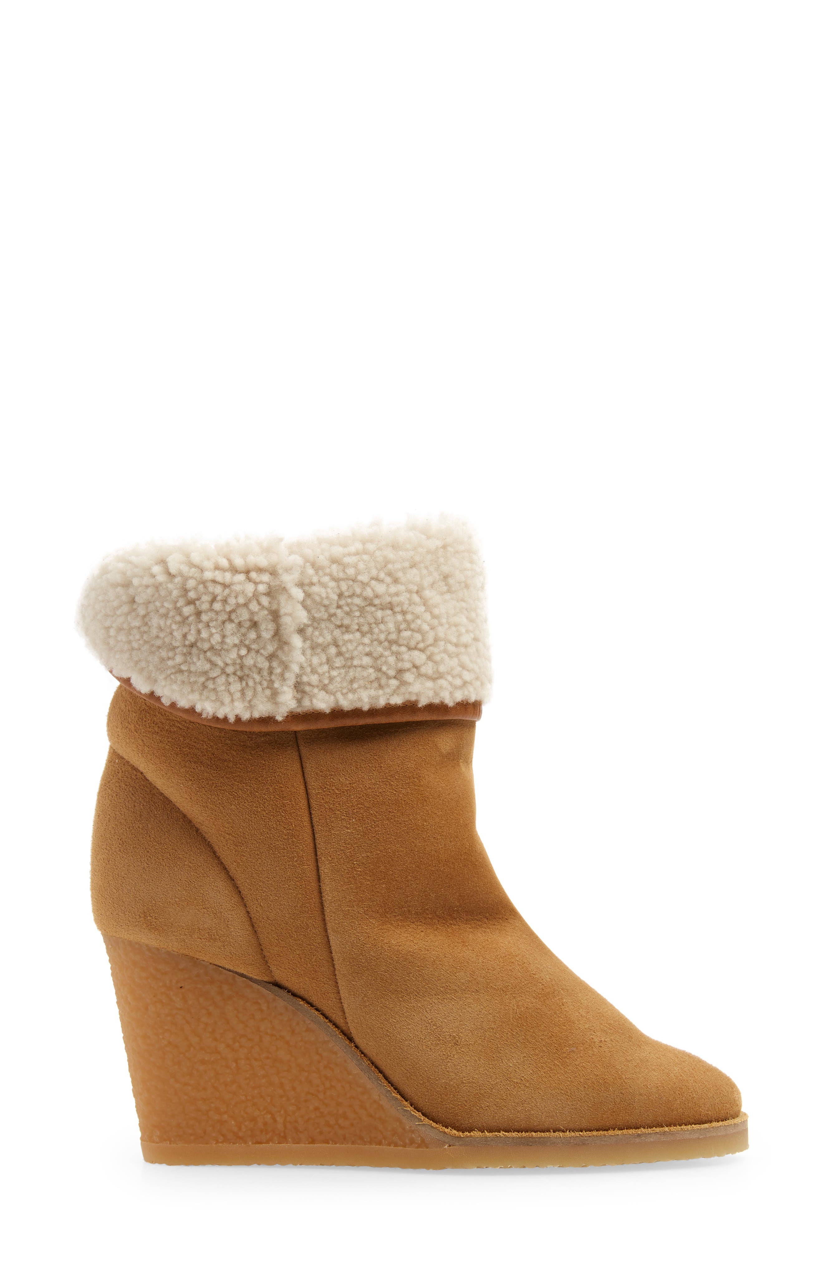 Totam Genuine Shearling Bootie, Alternate, color, 23NL NATURAL