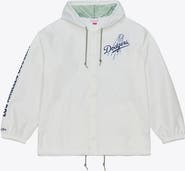 Mitchell & Ness Men's Mitchell & Ness White Los Angeles Dodgers Yacht Rock Coaches Full-Snap Hooded Windbreaker Jacket