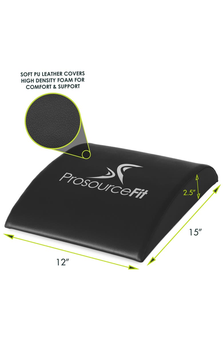 ProsourceFit Abdominal Mat, Alternate, color, Black