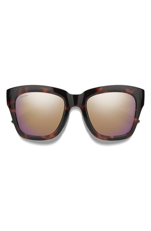 Sway 52mm ChromaPop™ Polarized Square Sunglasses