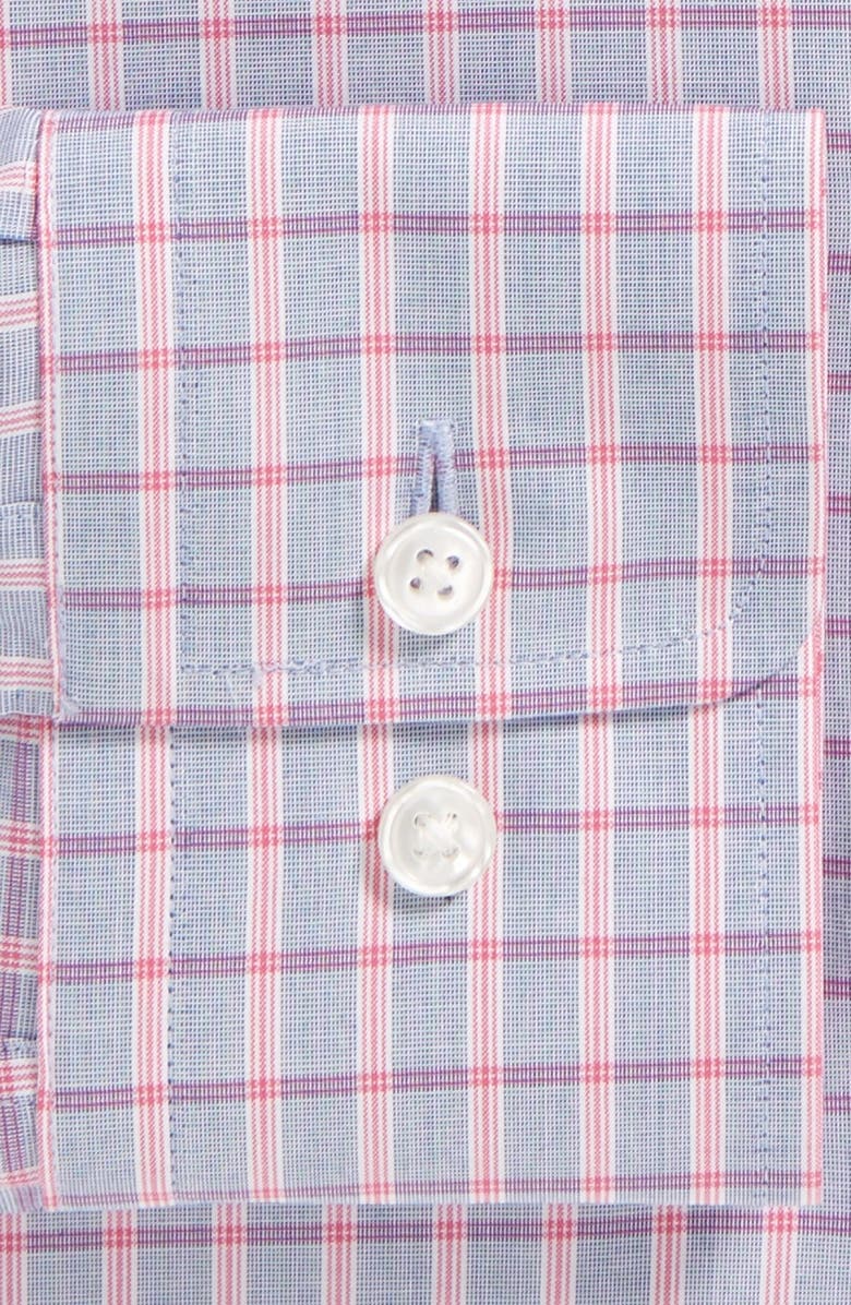 BOSS 'Miles' Sharp Fit Plaid Dress Shirt, Alternate, color, 