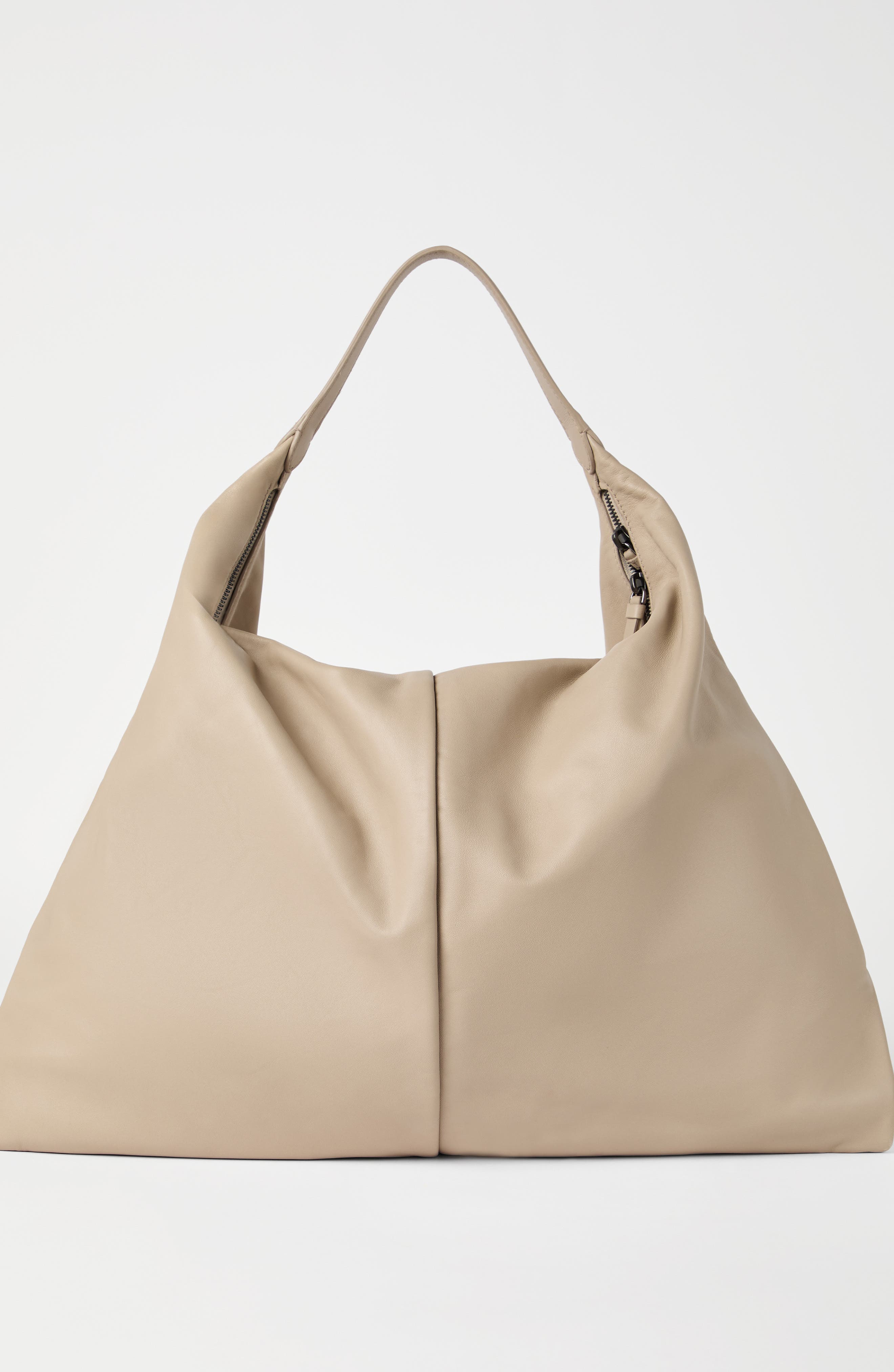 Brunello Cucinelli Nappa leather Hobo Swing bag, Alternate, color, 