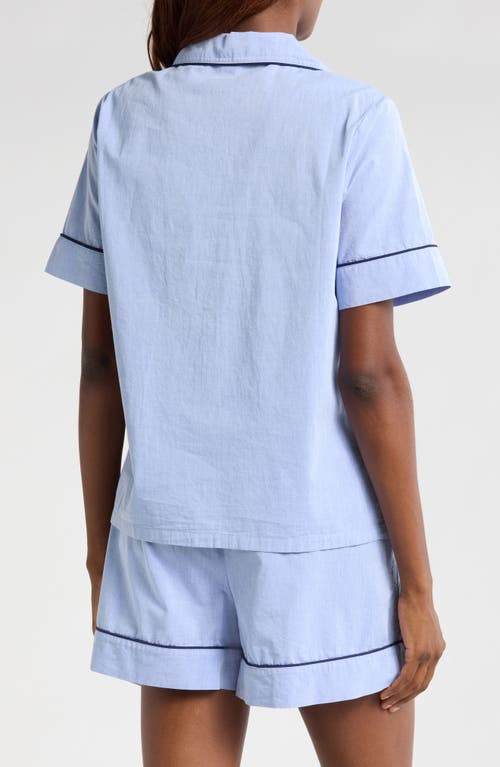 Nordstrom Classic Short Cotton Pajamas In Blue