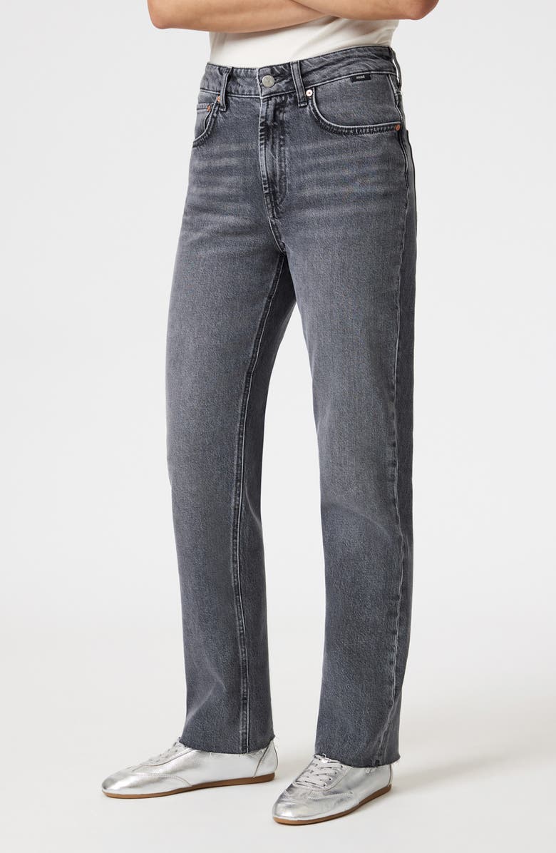 Mavi Jeans New York Straight Leg Jeans, Alternate, color, Mid Smoke Classic Blue