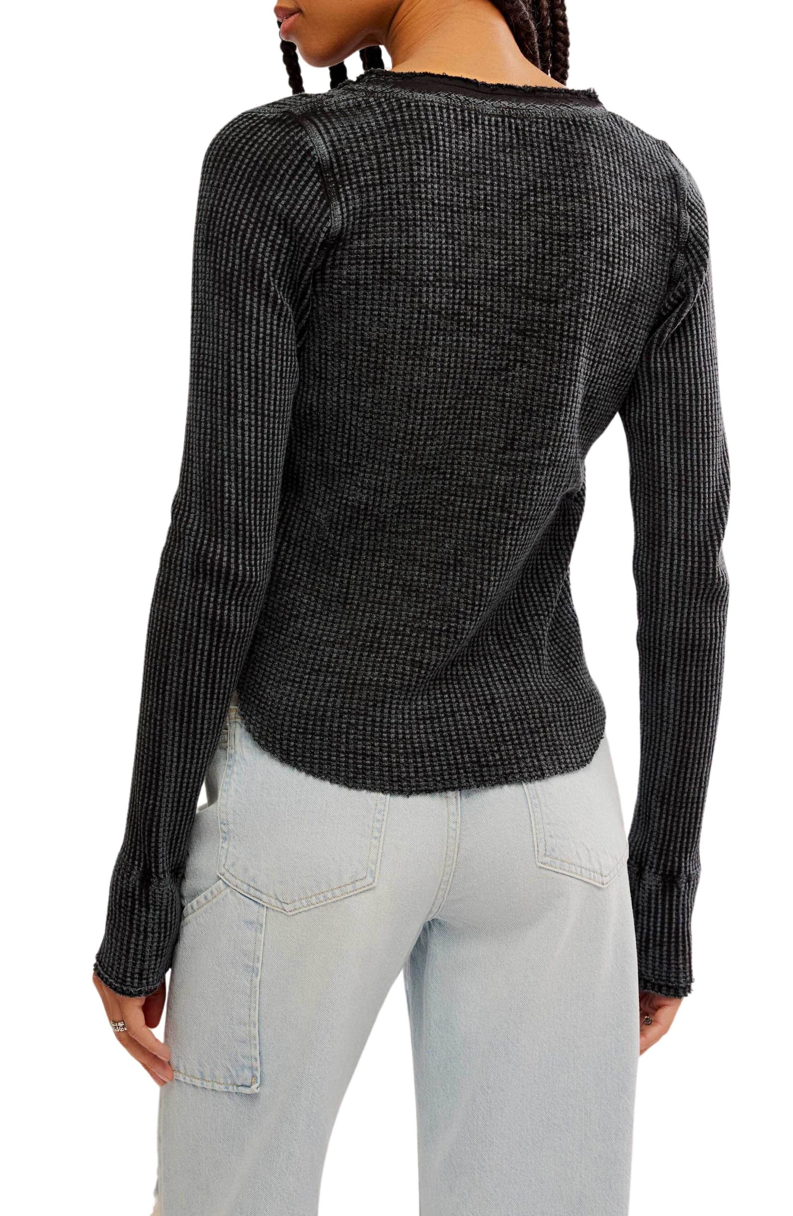 Colt Long Sleeve Waffle Knit Henley - image 2