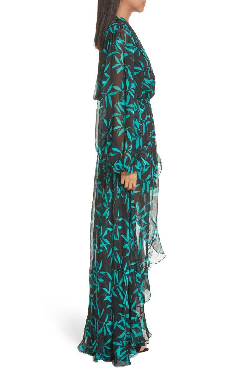 CAROLINE CONSTAS Olivia Silk Gown, Alternate, color,
