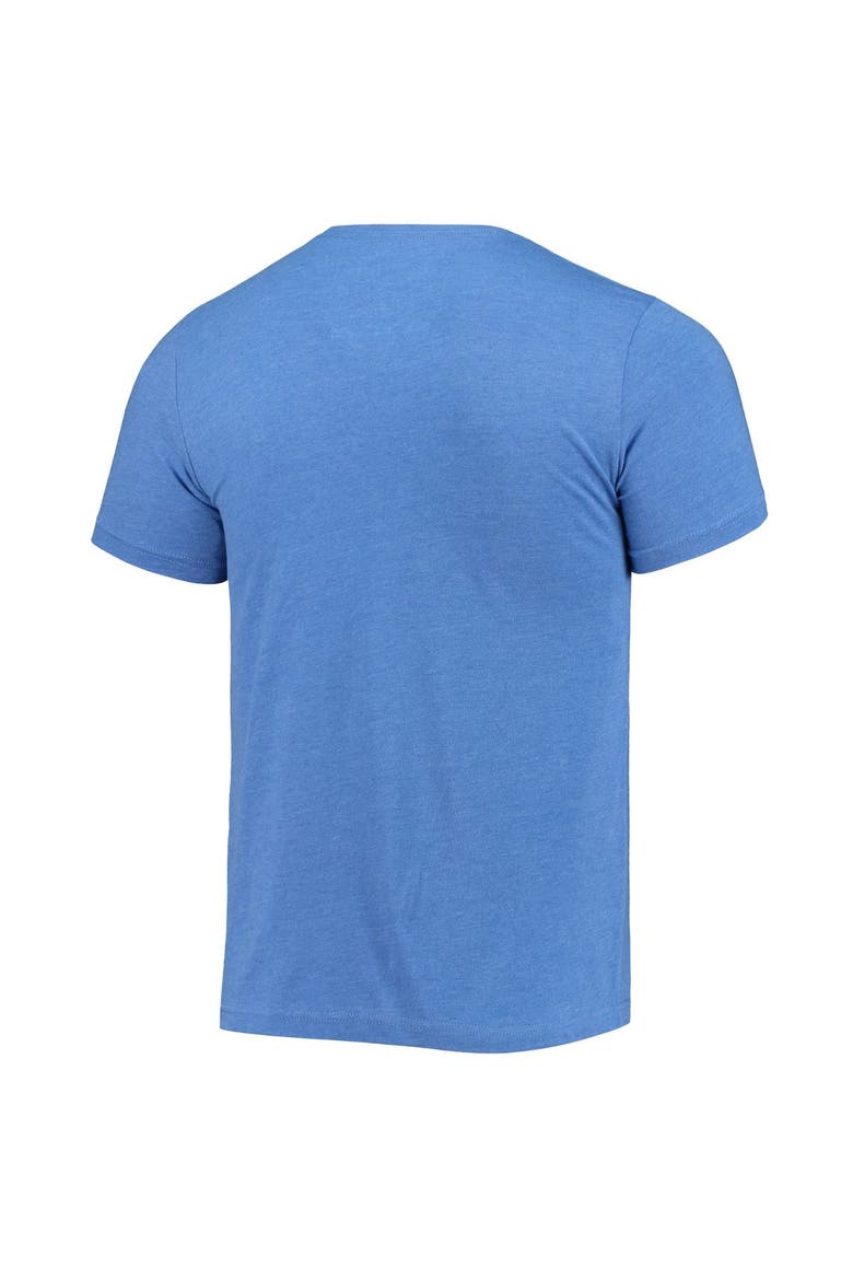 Men's Homefield Heathered Royal SMU Mustangs Vintage Logo T-Shirt, Alternate, color, Royal