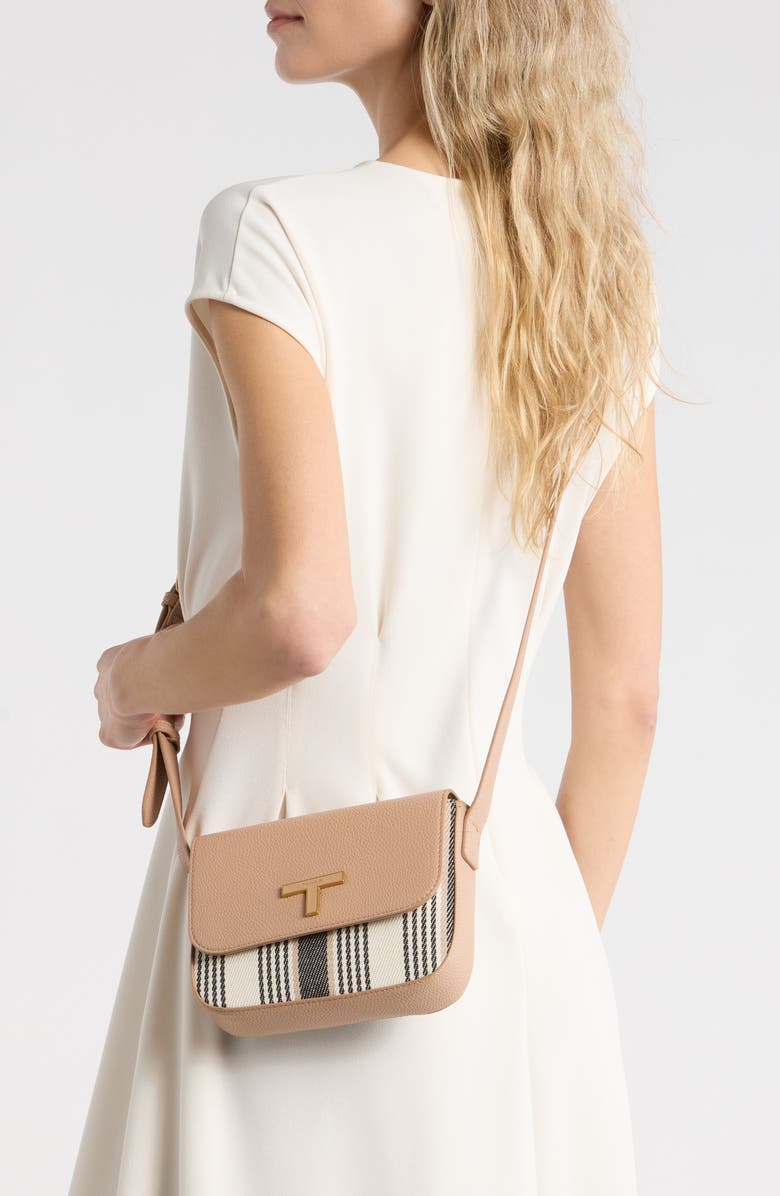 T Tahari Cameron Crossbody Bag, Alternate, color, Wheat