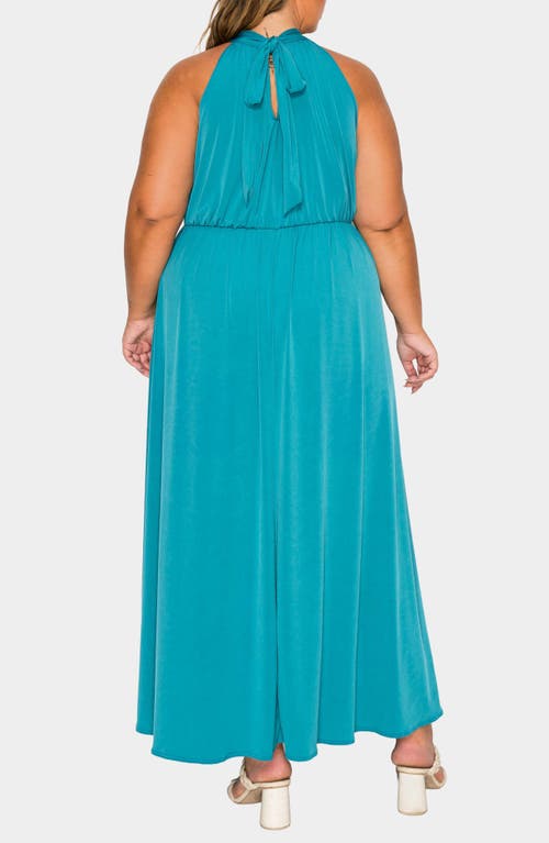 L I V D Cassia Maxi Dress In Blue
